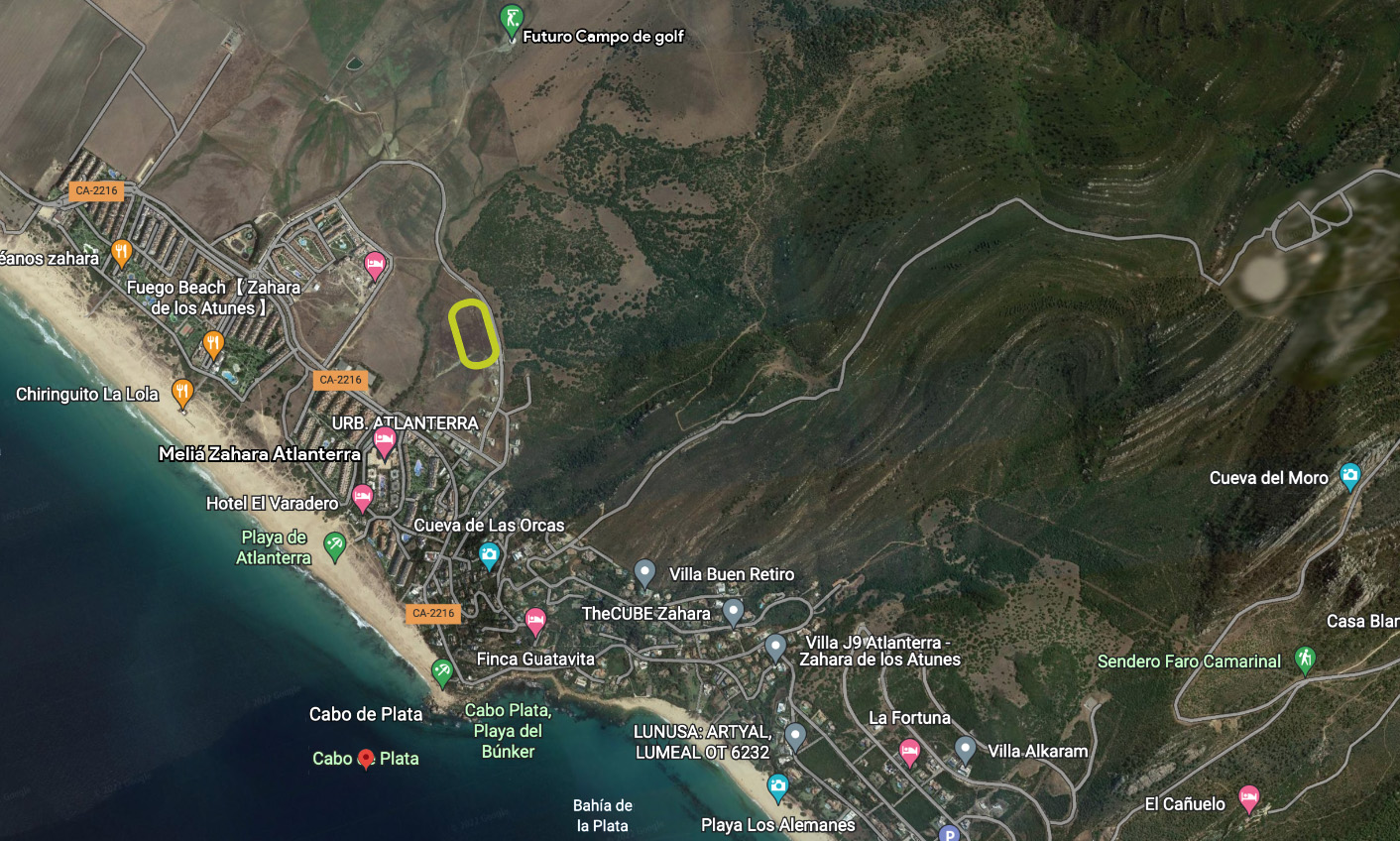 Parcelas Urbanizadas Zahara de los atunes Cadiz