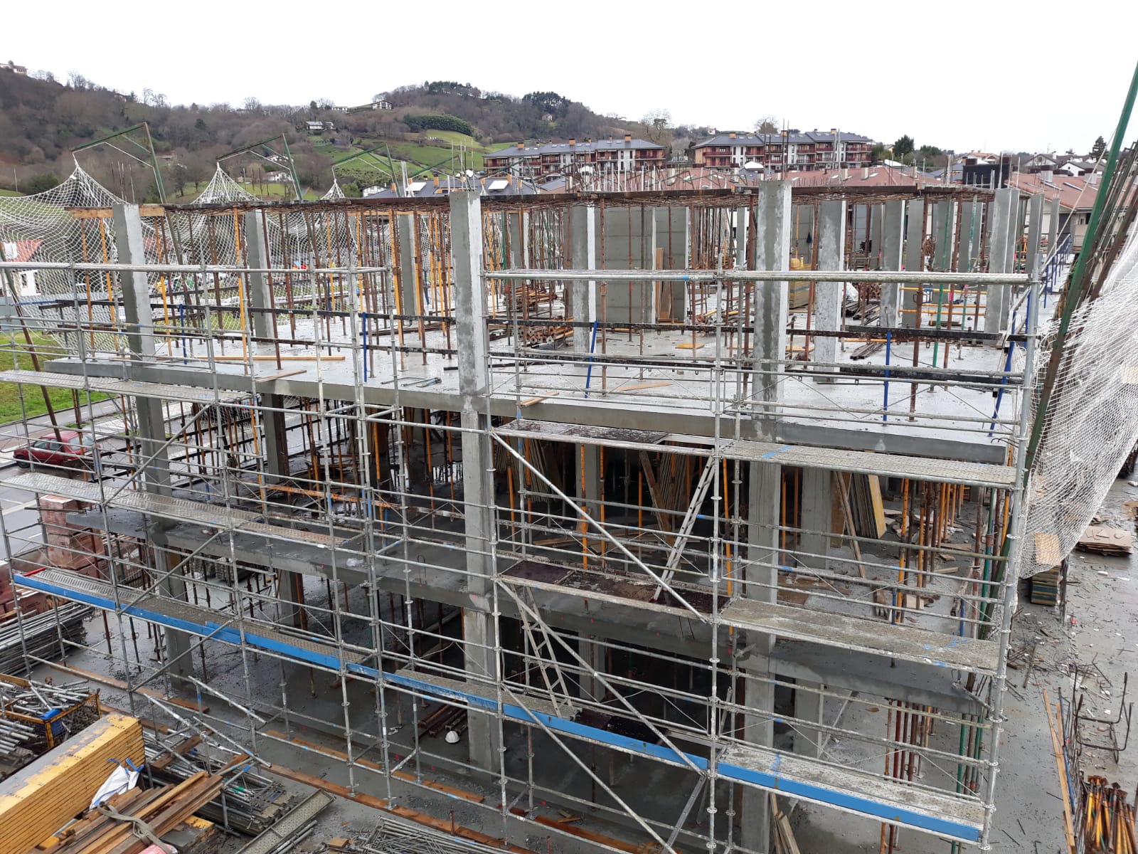 Progreso obras nueva construcción en Hondarribia