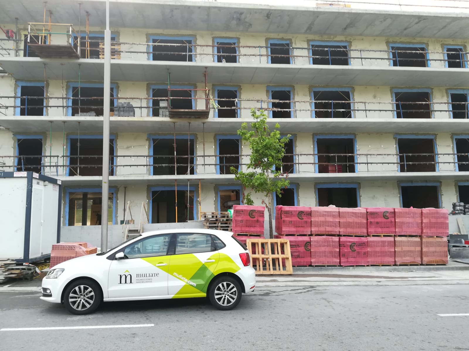 Progreso obras nueva construccion en Hondarribia