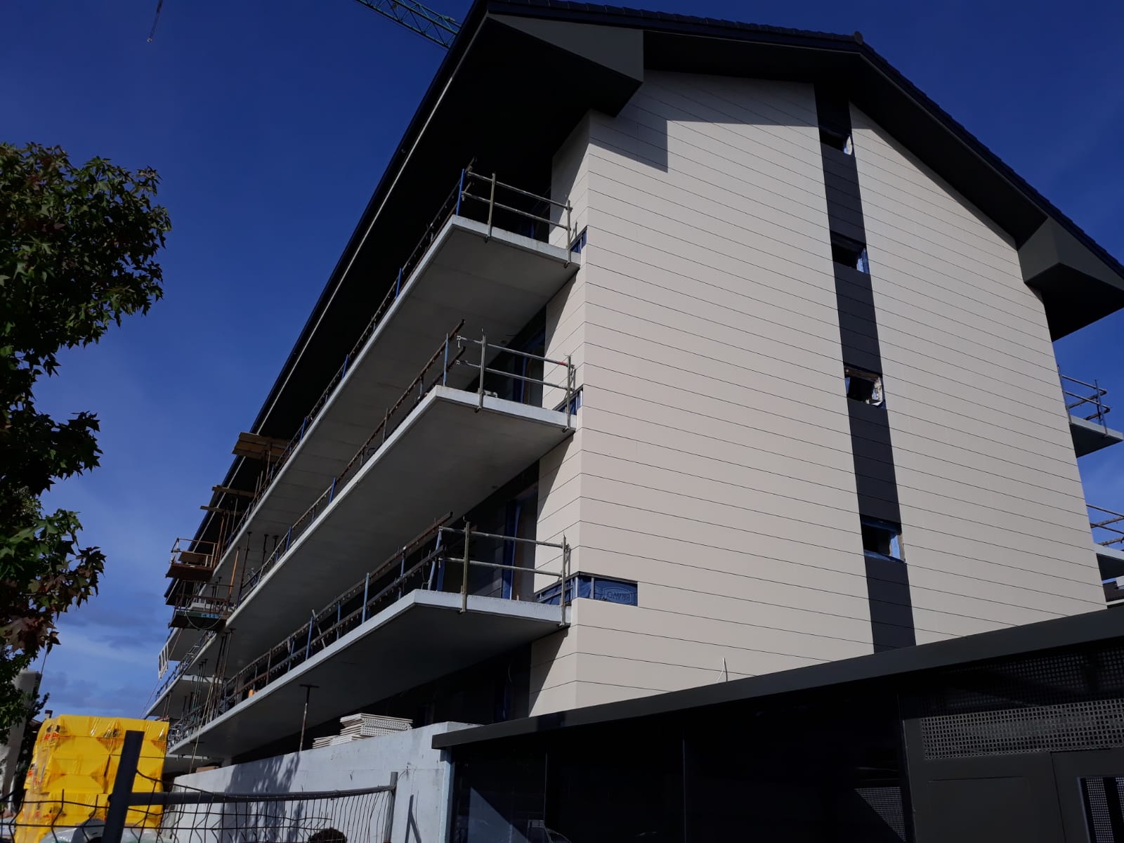 Progreso obras nueva construccion en Hondarribia