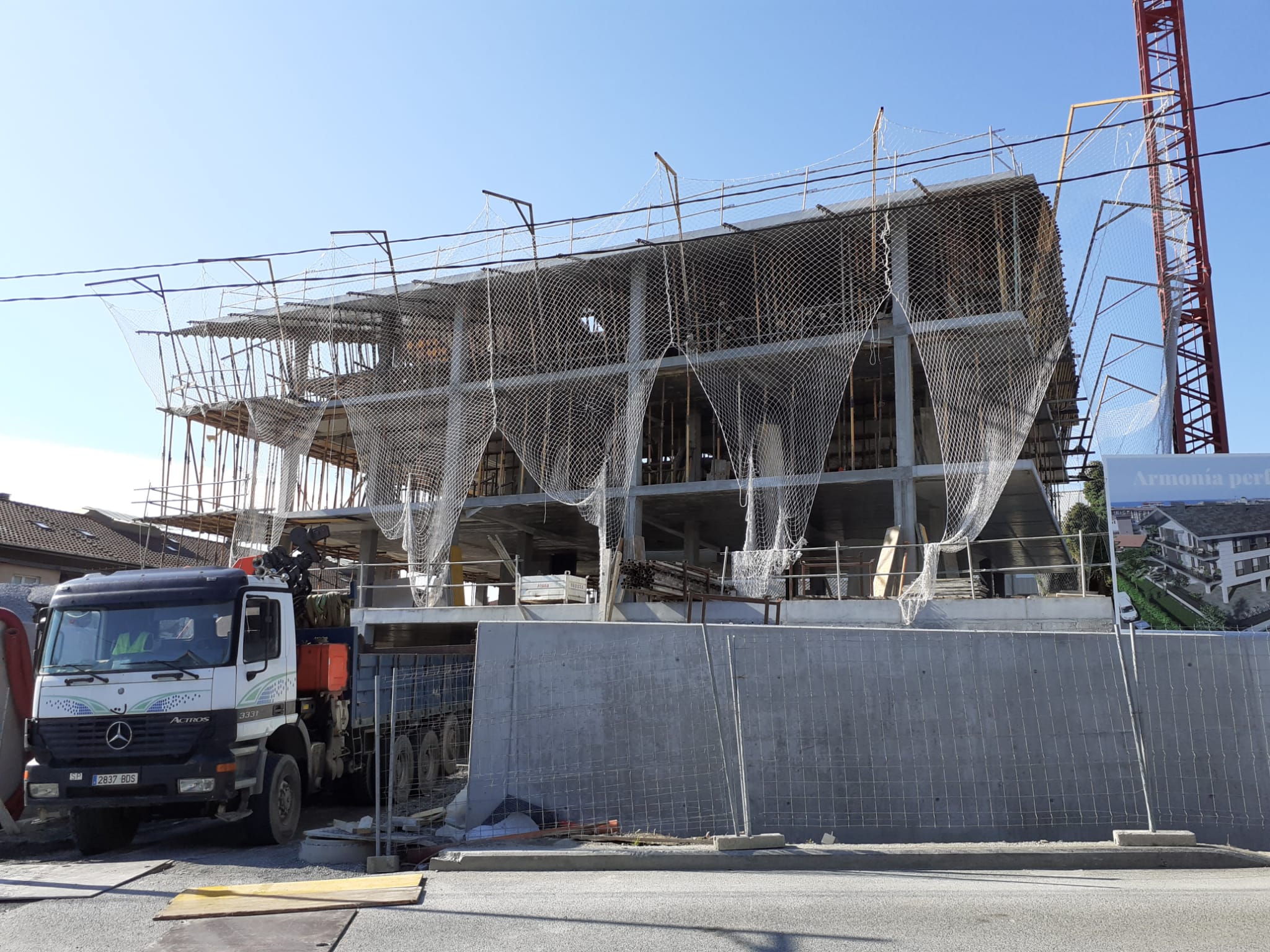 Viviendas en construcción en Hondarribi